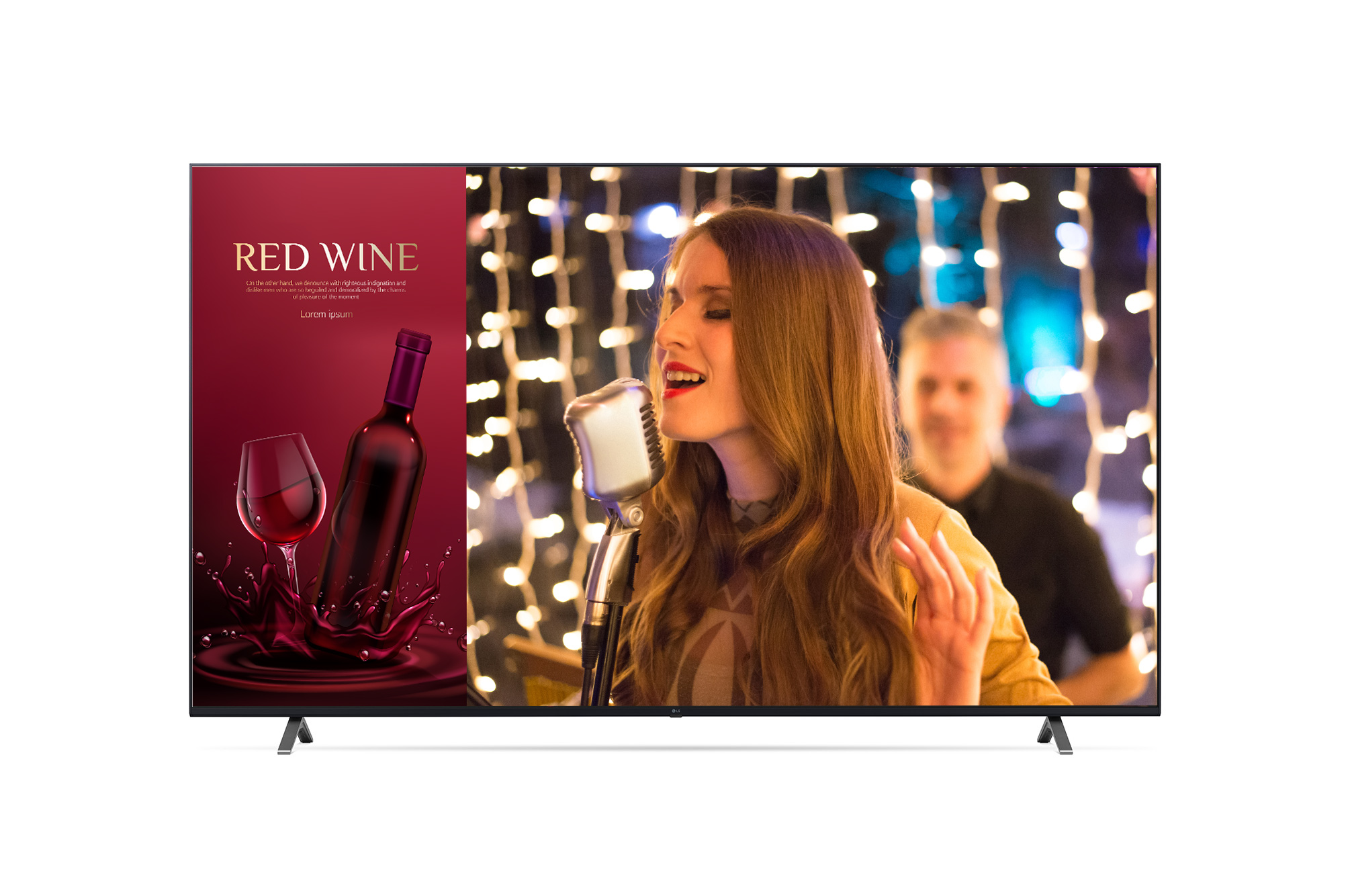 LG Commercial T V 86UR640 (86" Display UHD || SuperSign Control || Ethernet || Wifi || CMS Compatibility || DVB-T2 || 3 Years )